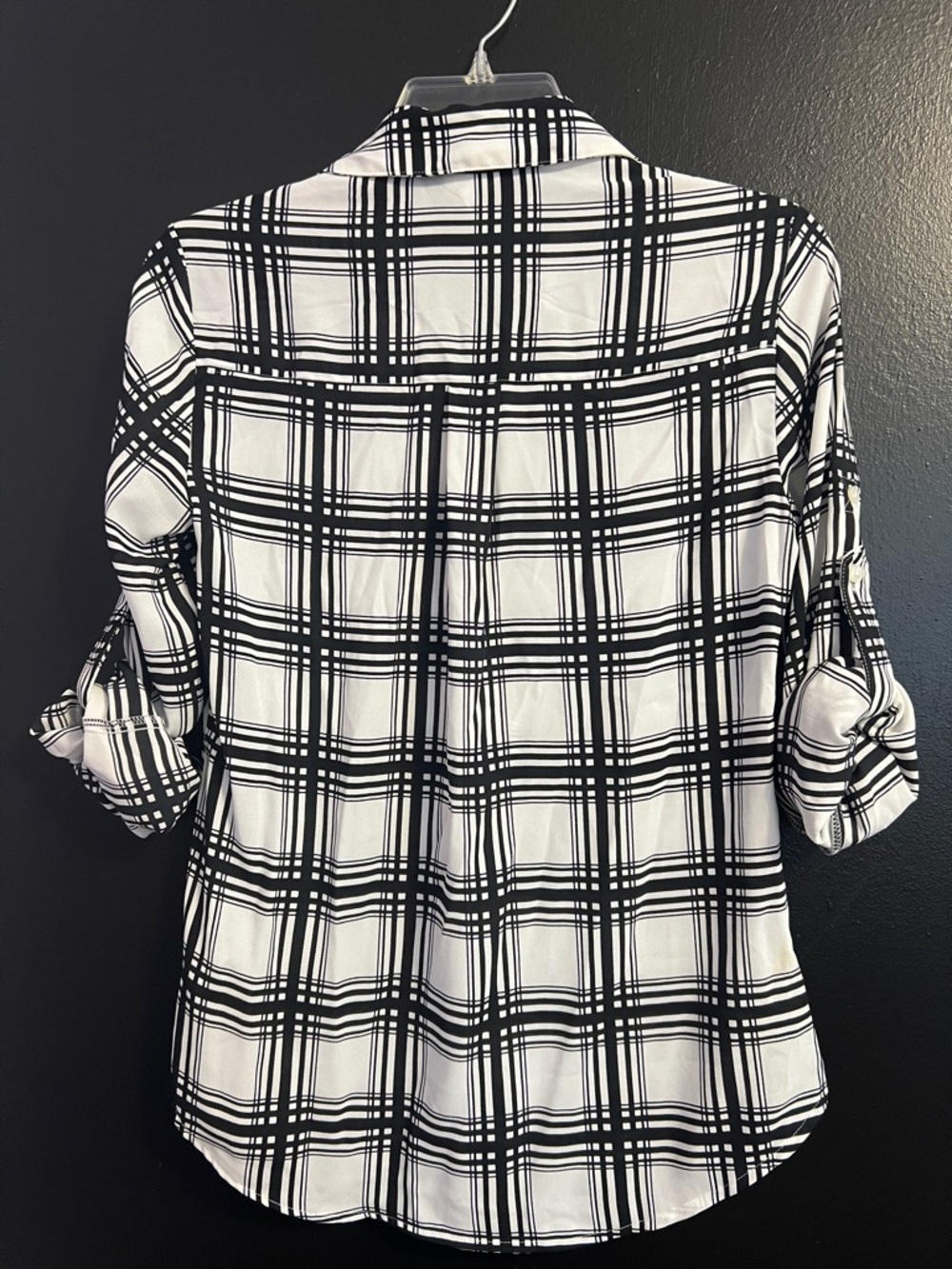 EXPRESS Portofino Plaid Button-Down Shirt - Picture 3 of 3